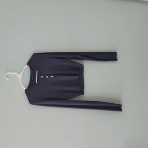 Long sleeve crop shirt